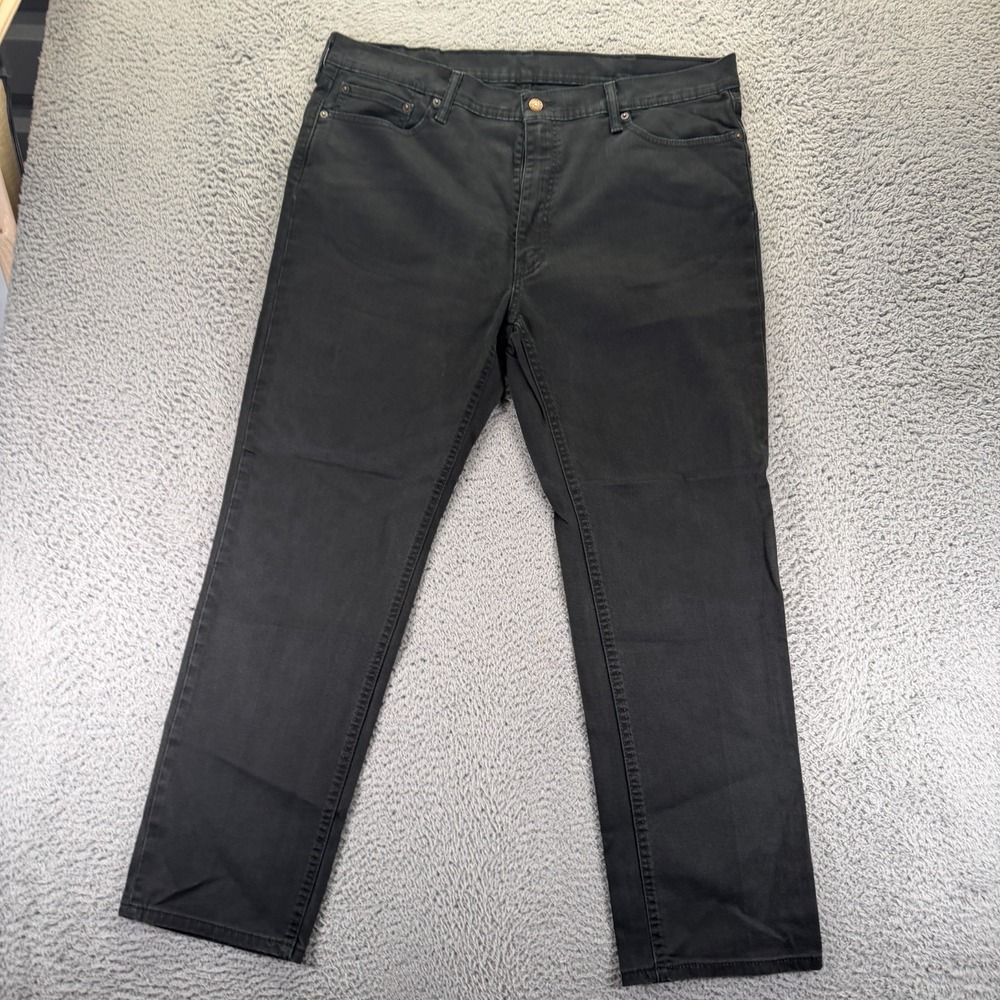 Levi's 541 Jeans Mens‎ 40x32 Black Cotton Denim Straight Workwear Stretch Travel